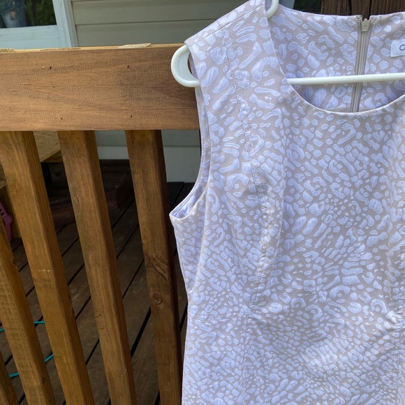 CALVIN KLEIN Leopard Print Sheath Dress - Picture 2 of 5